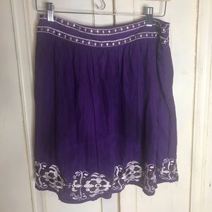 Purple skirt
